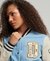 VINTAGE VARSITY DENIM JACKET