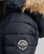 FAUX FUR SHORT HOODED PUFFER JACKET