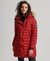 FUJI HOODED MID LENGTH PUFFER COAT