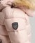 FAUX FUR SHORT HOODED PUFFER JACKET