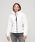 HOODED MICROFIBRE PADDED JACKET