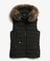 FUJI FAUX FUR HOODED GILET