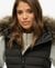 FUJI FAUX FUR HOODED GILET