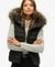 FUJI FAUX FUR HOODED GILET