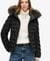 FUJI FAUX FUR HOOD PADDED JKT