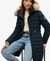 FUJI FAUX FUR HOOD MID LENGTH JACKET