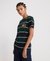 LUXE CREST RUGBY STRIPE T-SHIRT