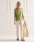 NYC LACE SHOULDER GRAPHIC TOP