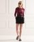 NYC LACE SHOULDER GRAPHIC TOP