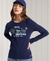 VINTAGE LOGO INFILL LONG SLEEVE TOP
