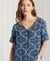 SHORT SLEEVE TEXTURED LACE TOP