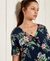 SHORT SLEEVE TEXTURED LACE TOP