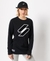 CODE LOGO CHENILLE LONG SLEEVE TOP