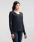 STUDIOS L/S POCKET V NECK TOP