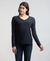 STUDIOS L/S POCKET V NECK TOP