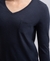 STUDIOS L/S POCKET V NECK TOP