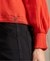 LONG SLEEVE TEXTURED LACE TOP
