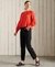 LONG SLEEVE TEXTURED LACE TOP