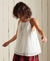 WOVEN SEQUIN CAMI TOP
