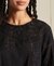 BOHEMIAN LACE LONG SLEEVED JERSEY TOP