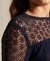 LONG SLEEVE WOVEN LACE TOP