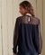 LONG SLEEVE WOVEN LACE TOP