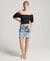 VINTAGE SMOCKED CROP TOP