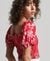 VINTAGE SMOCKED CROP TOP