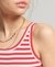ORGANIC COTTON VINTAGE RIBBED CROP VEST TOP