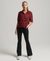 HALF-LENGTH SLEEVE WOVEN TOP