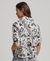HALF-LENGTH SLEEVE WOVEN TOP