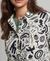 HALF-LENGTH SLEEVE WOVEN TOP