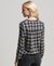RUFFLE TRIM LONG SLEEVE CHECK SHIRT