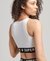 ELASTIC LOGO GRAPHIC BRA TOP