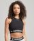 ELASTIC LOGO GRAPHIC BRA TOP