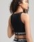 ELASTIC LOGO GRAPHIC BRA TOP