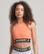 ELASTIC LOGO GRAPHIC BRA TOP