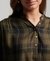LONG SLEEVE CHECK BLOUSE