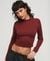 LONG SLEEVE JERSEY OPEN BACK TOP