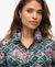 SHEER LUREX PRINTED BLOUSE