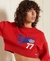 ORGANIC COTTON VARSITY CROP COTTON CREW JUMPER