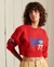 ORGANIC COTTON VARSITY CROP COTTON CREW JUMPER