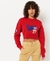 ORGANIC COTTON VARSITY CROP COTTON CREW JUMPER