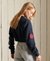 ORGANIC COTTON VARSITY CROP COTTON CREW JUMPER