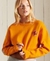 ORGANIC COTTON VARSITY CROP COTTON CREW JUMPER