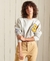 ORGANIC COTTON VARSITY CROP COTTON CREW JUMPER