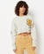 ORGANIC COTTON VARSITY CROP COTTON CREW JUMPER