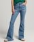 HIGH RISE SKINNY FLARE JEANS