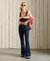 HIGH RISE SKINNY FLARE JEANS