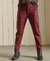 CHECK CIGARETTE PANTS
